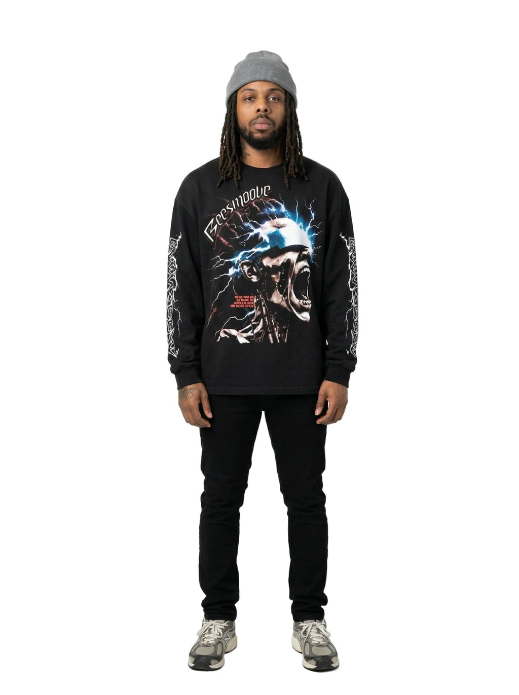 BEESMOOVE Born From Voltage Long Sleeve T-Shirt - Beesmoove