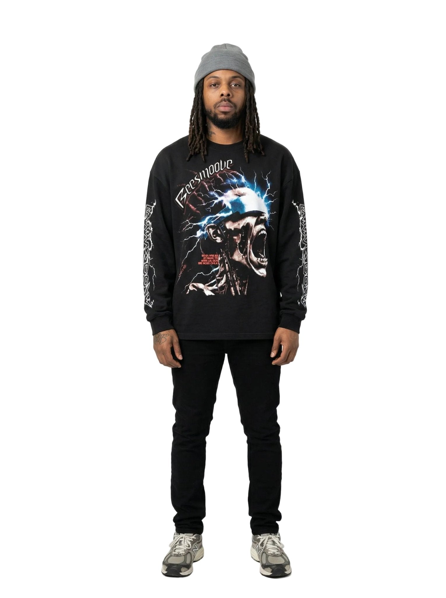 BEESMOOVE Born From Voltage Long Sleeve T-Shirt - Beesmoove