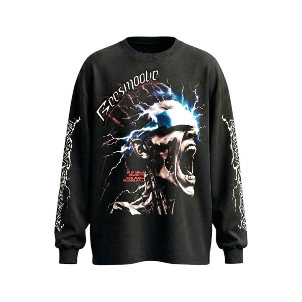 BEESMOOVE Born From Voltage Long Sleeve T-Shirt - Beesmoove