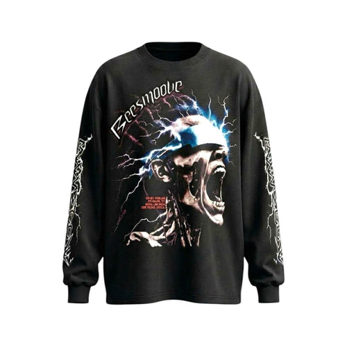 BEESMOOVE Born From Voltage Long Sleeve T-Shirt - Beesmoove