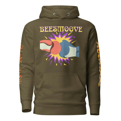 Beesmoove Born to Fight Unisex Hoodie - Beesmoove