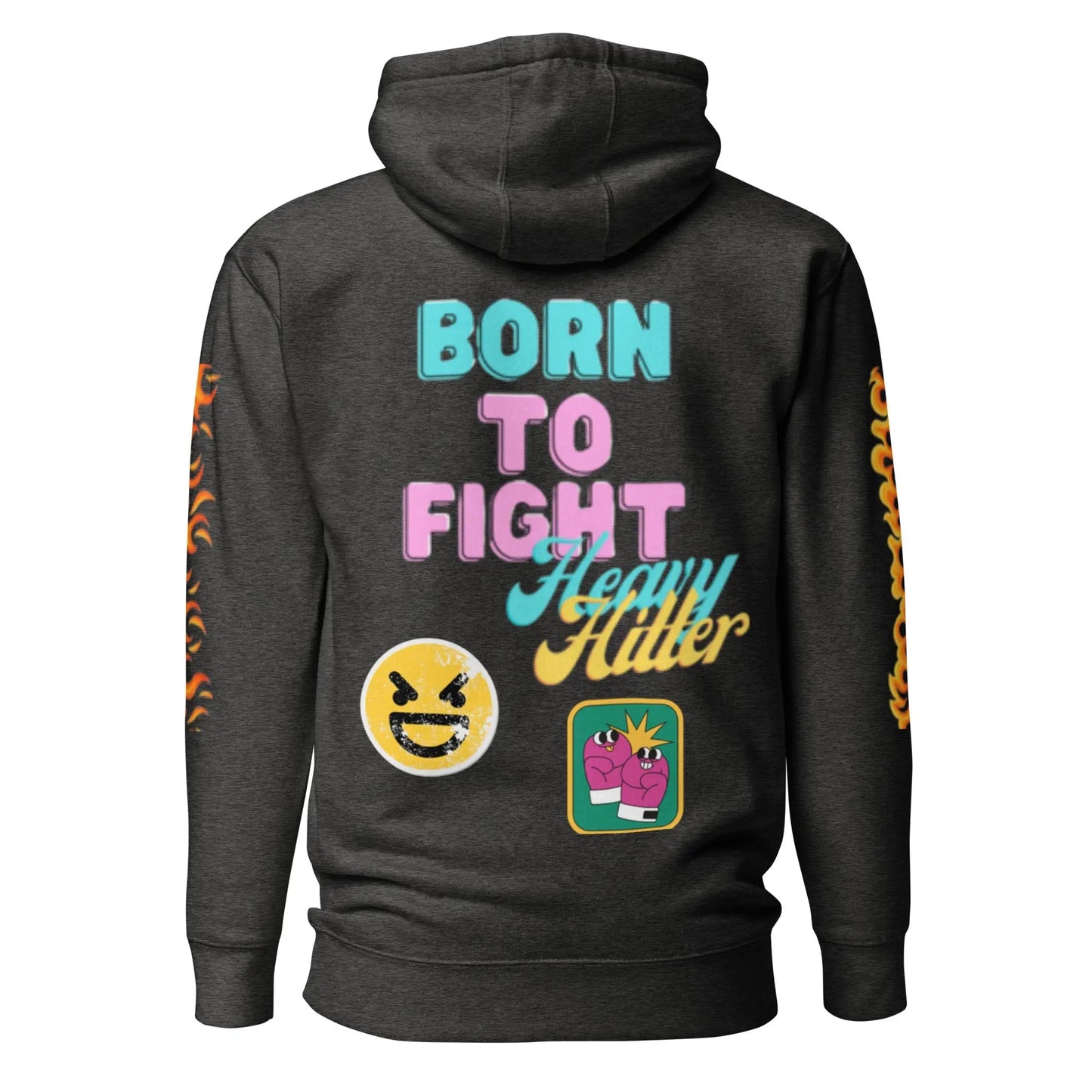 Beesmoove Born to Fight Unisex Hoodie - Beesmoove