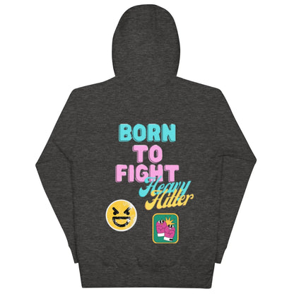 Beesmoove Born to Fight Unisex Hoodie - Beesmoove