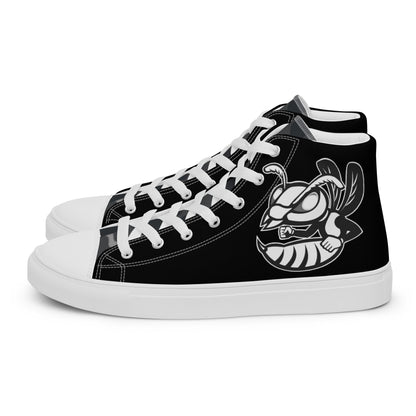 Beesmoove boss bee Men’s high top canvas shoes - Beesmoove