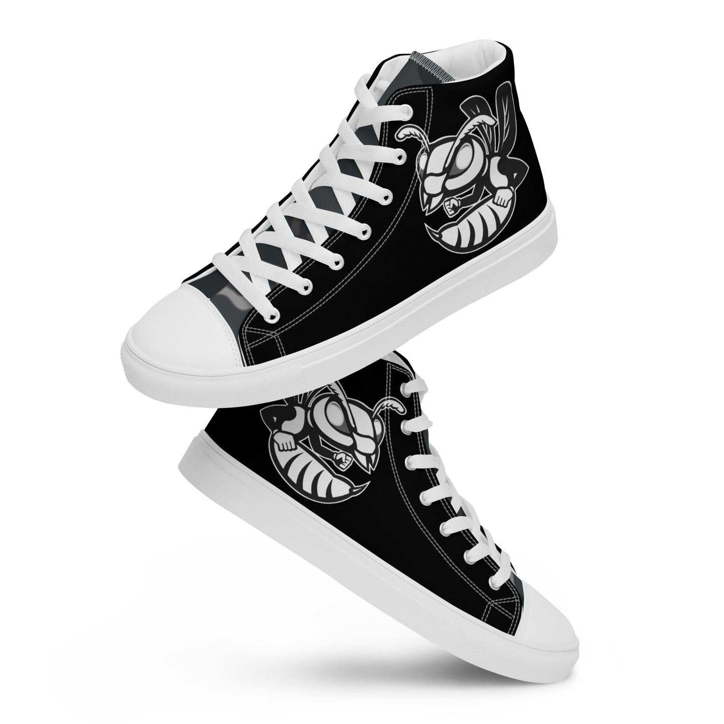 Beesmoove boss bee Men’s high top canvas shoes - Beesmoove