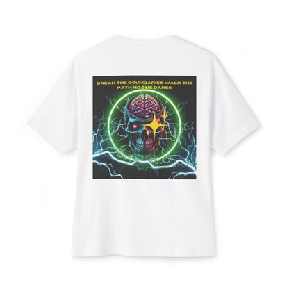 Beesmoove brain storm Unisex Oversized Boxy Tee - Beesmoove