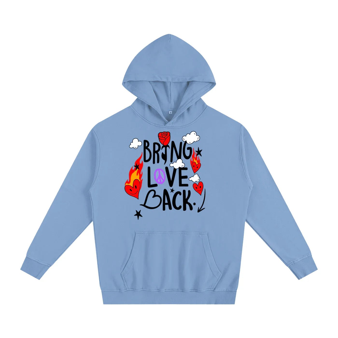 BEESMOOVE Bring Love Back – Flame Heart Edition Hoodie - Beesmoove