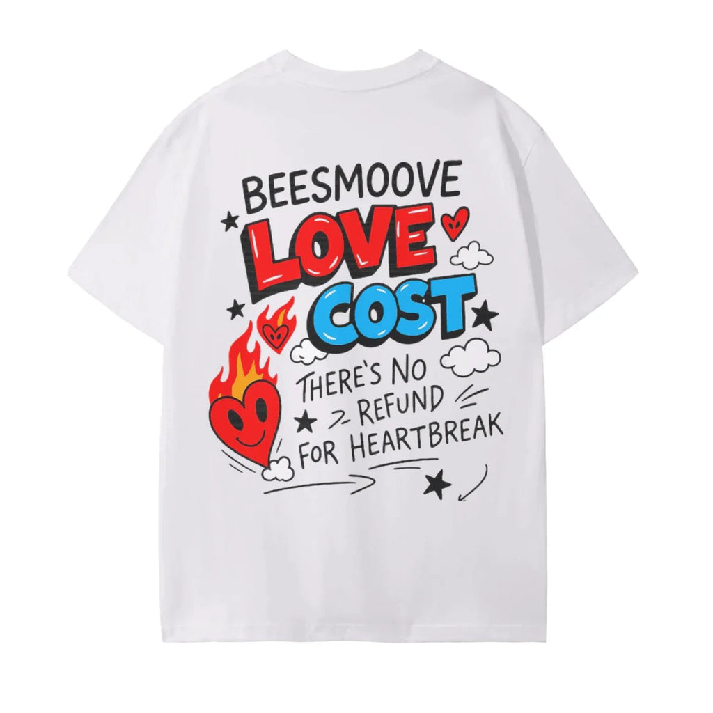 BEESMOOVE Bring Love Back – Flame Heart Edition T-Shirt - Beesmoove