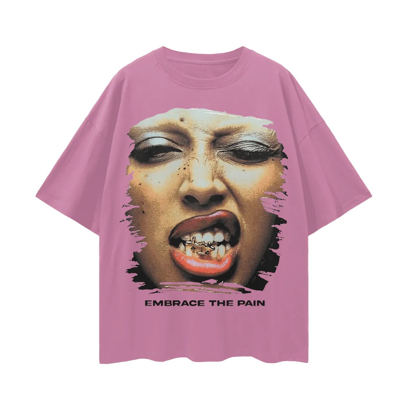 BEESMOOVE Chain Reaction Oversize Deep Drop Shoulder Tee - Beesmoove