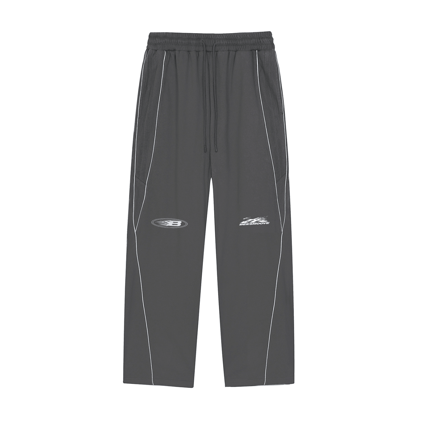 BEESMOOVE Chase the Grind Reflection Striped Straight - Leg Sweatpants - Beesmoove