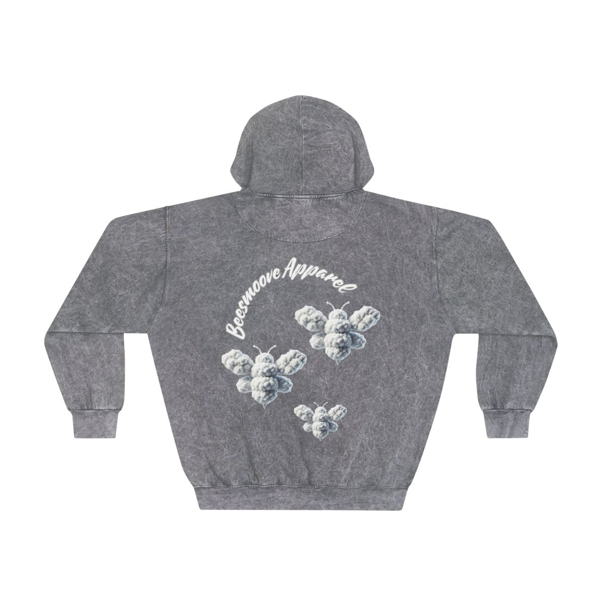 Beesmoove cloud loyalty bee Unisex Mineral Wash Hoodie - Beesmoove