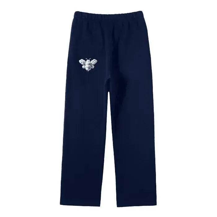Beesmoove Cloud Loyalty Smoke Straight Leg Pants - Beesmoove