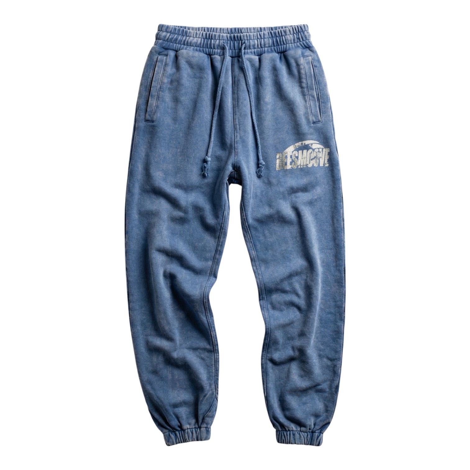 BEESMOOVE “Cold Era” Vintage Drop Heavyweight Jogged Sweatpants - Beesmoove
