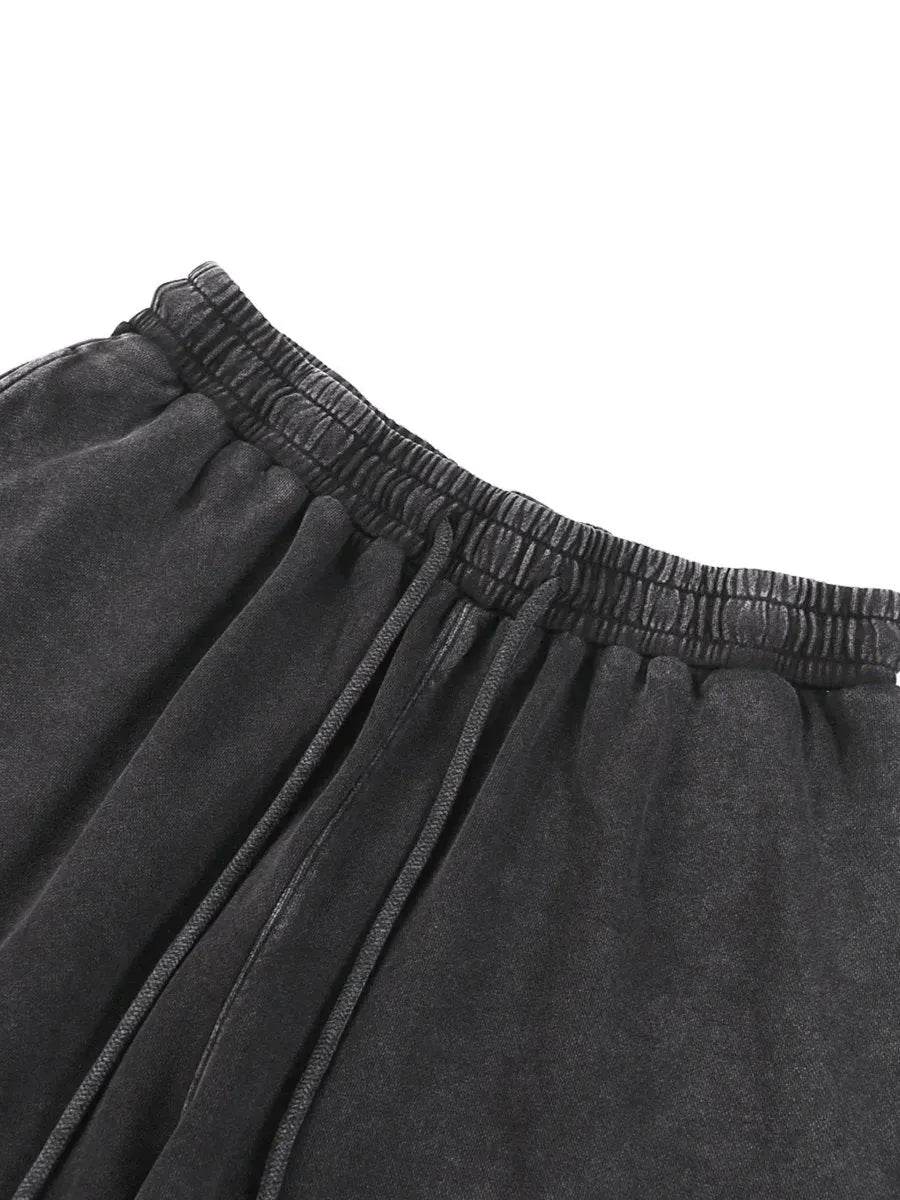 Beesmoove Collective Acid Wash Straight Leg Pants - Beesmoove