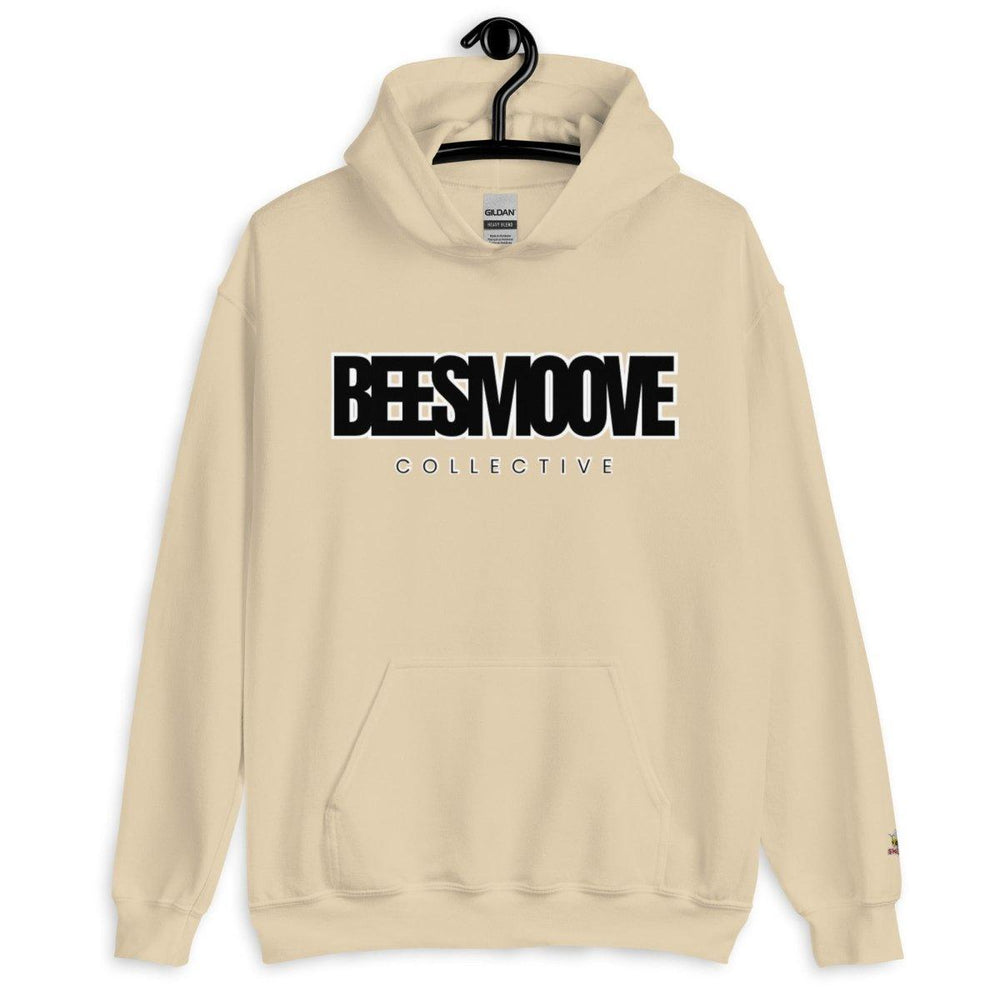 Beesmoove collective black white Unisex Hoodie - Beesmoove 