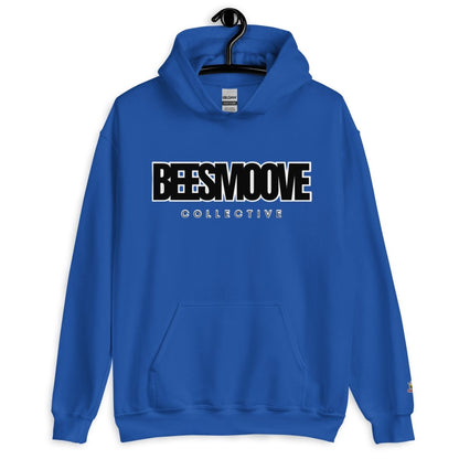 Beesmoove collective black white Unisex Hoodie - Beesmoove