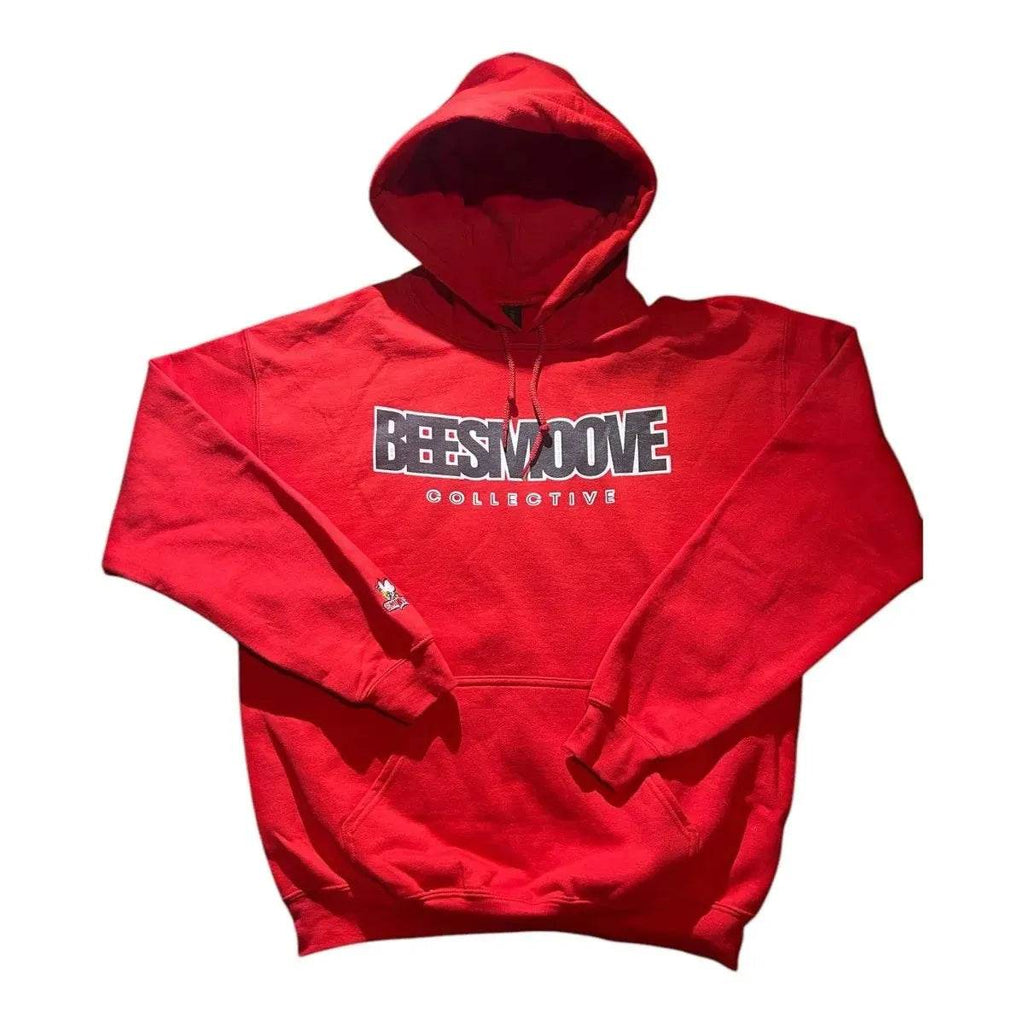 Beesmoove collective black white Unisex Hoodie - Beesmoove