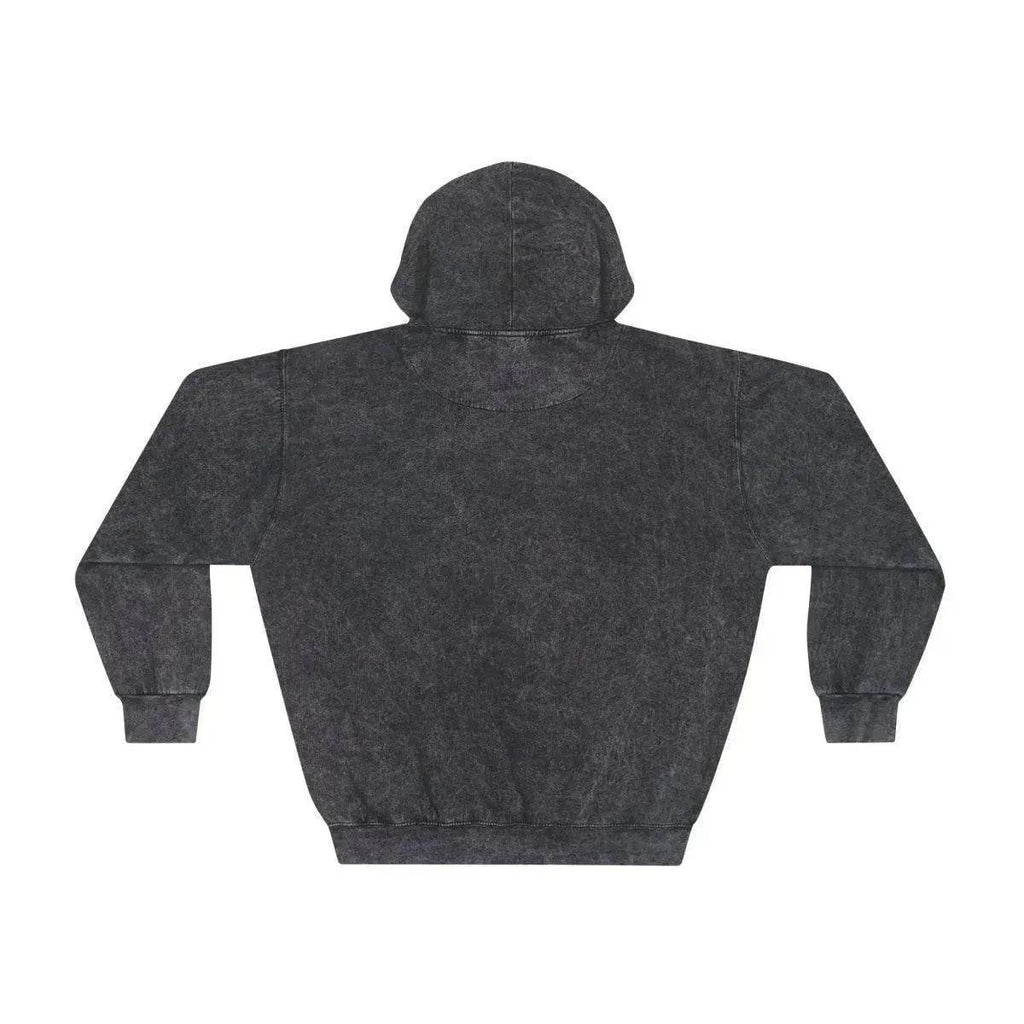 Beesmoove collective black white Unisex Mineral Wash Hoodie - Beesmoove