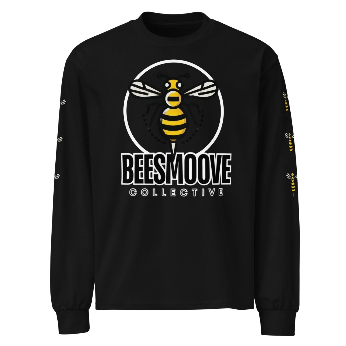 Beesmoove collective halo bee Premium heavyweight long sleeve shirt - Beesmoove