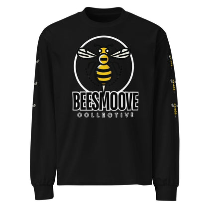 Beesmoove collective halo bee Premium heavyweight long sleeve shirt - Beesmoove