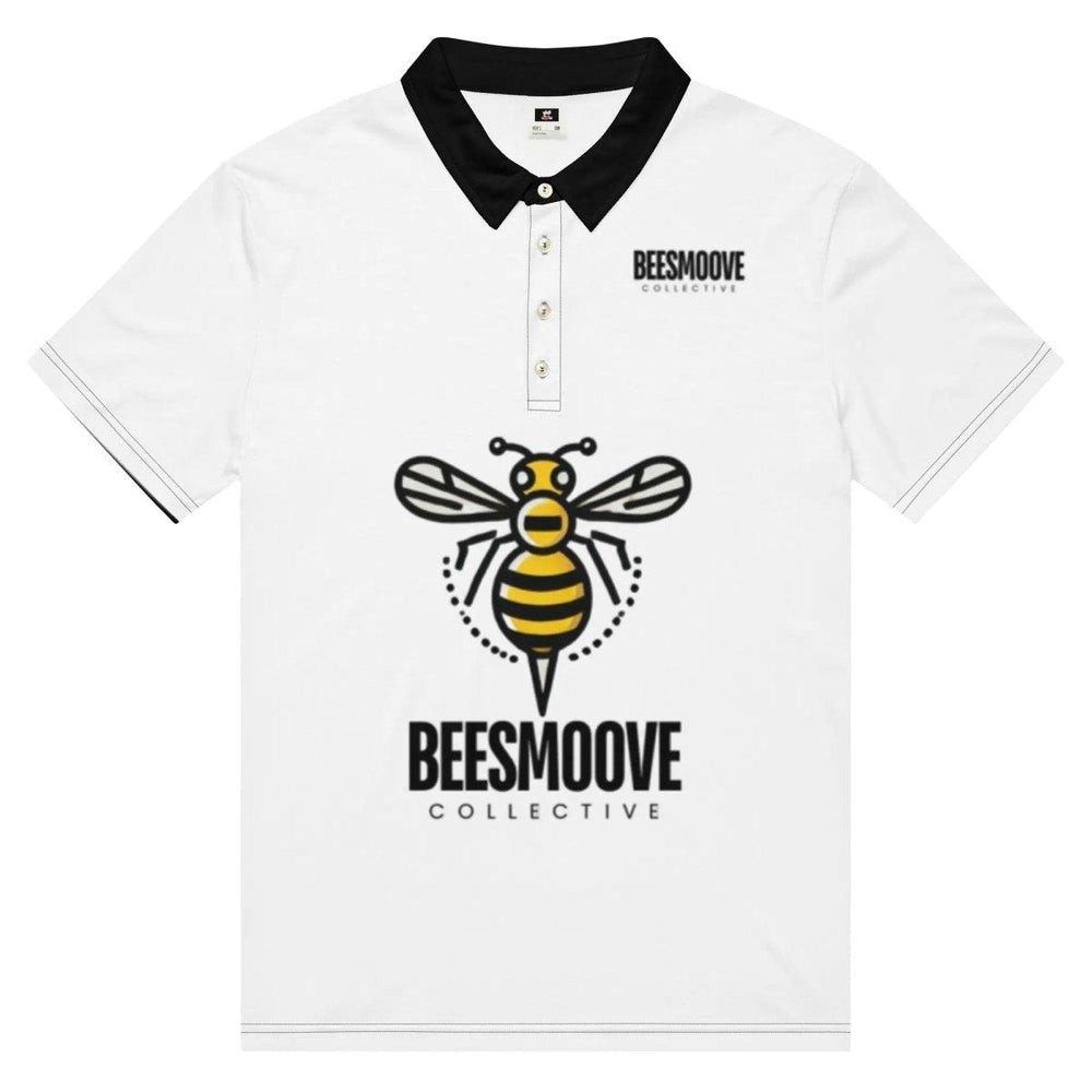 Beesmoove collective Hive Stripe Men’s slim fit polo - Beesmoove 