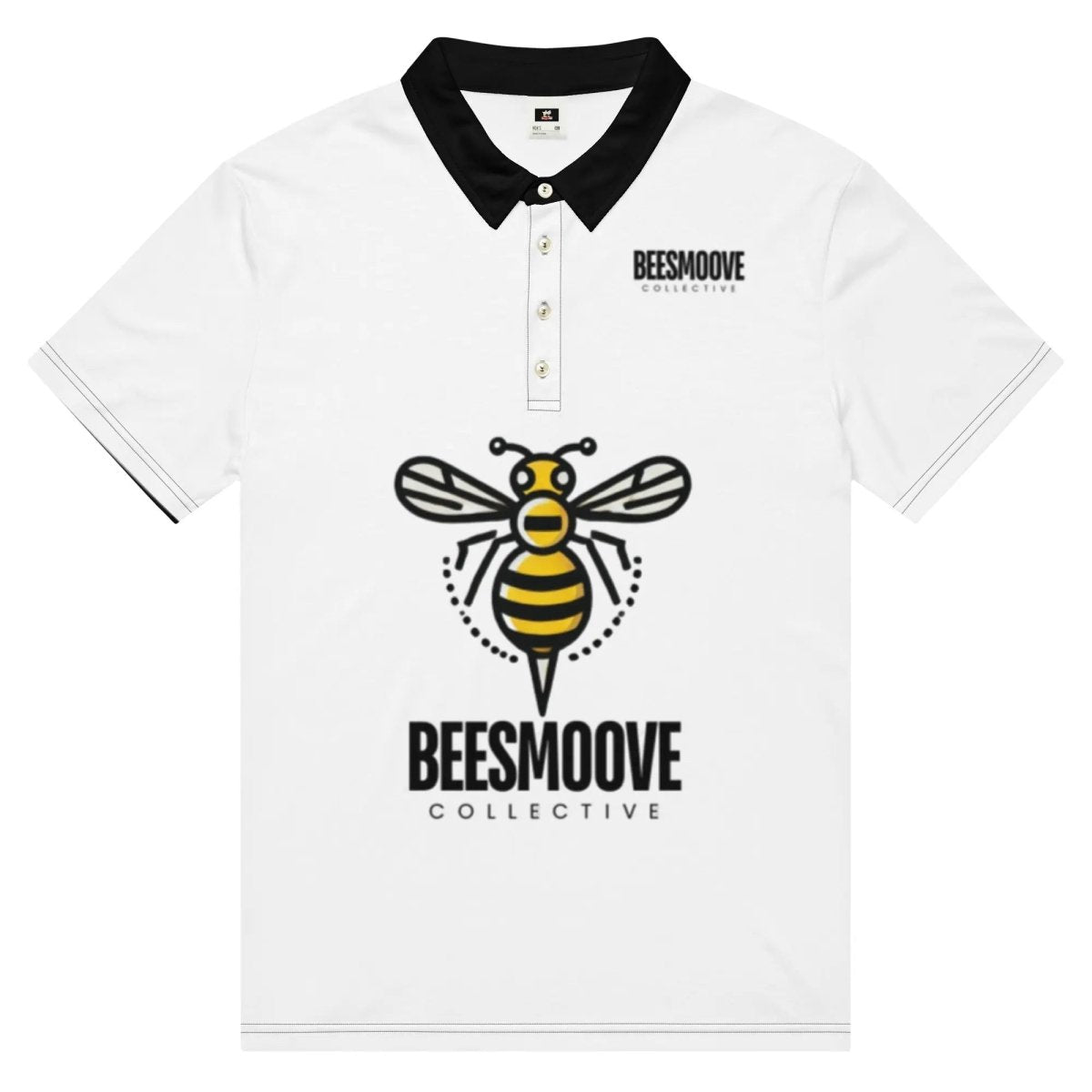 Beesmoove collective Hive Stripe Men’s slim fit polo - Beesmoove