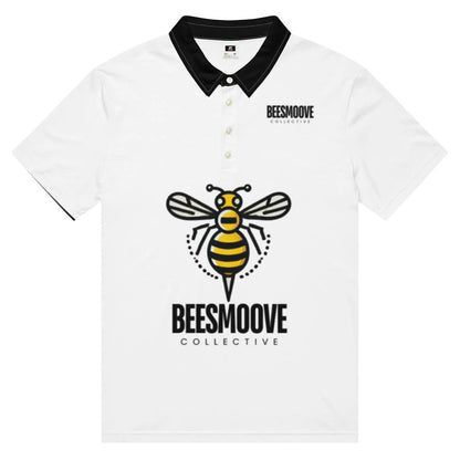 Beesmoove collective Hive Stripe Men’s slim fit polo - Beesmoove