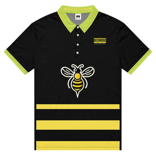 Beesmoove collective Neon Flight Men’s slim fit polo - Beesmoove