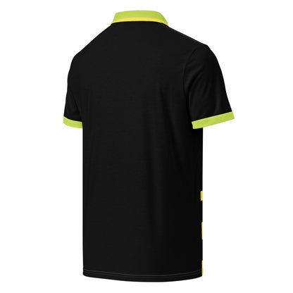 Beesmoove collective Neon Flight Men’s slim fit polo - Beesmoove