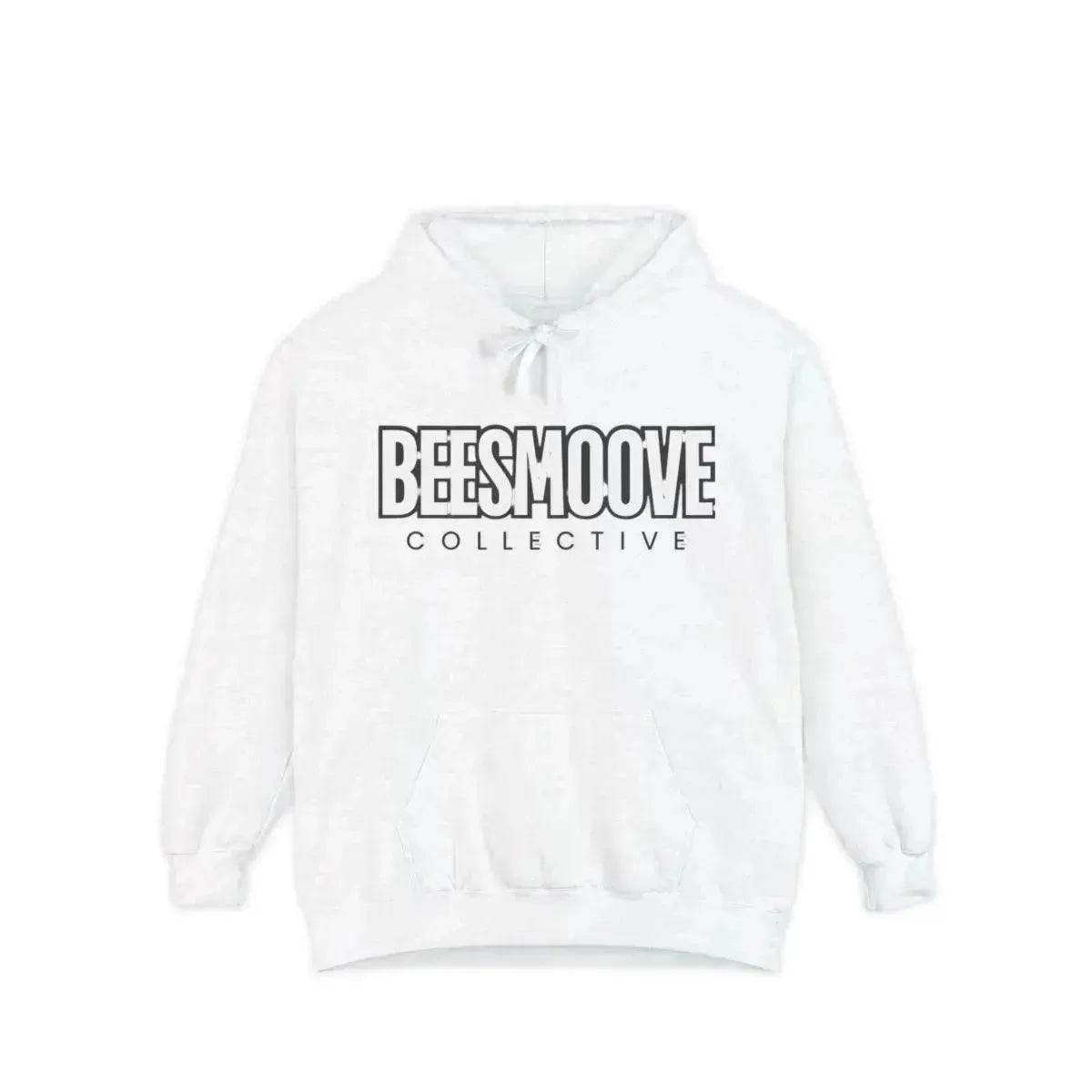 Beesmoove collective white black rare Unisex Garment - Dyed Hoodie - Beesmoove