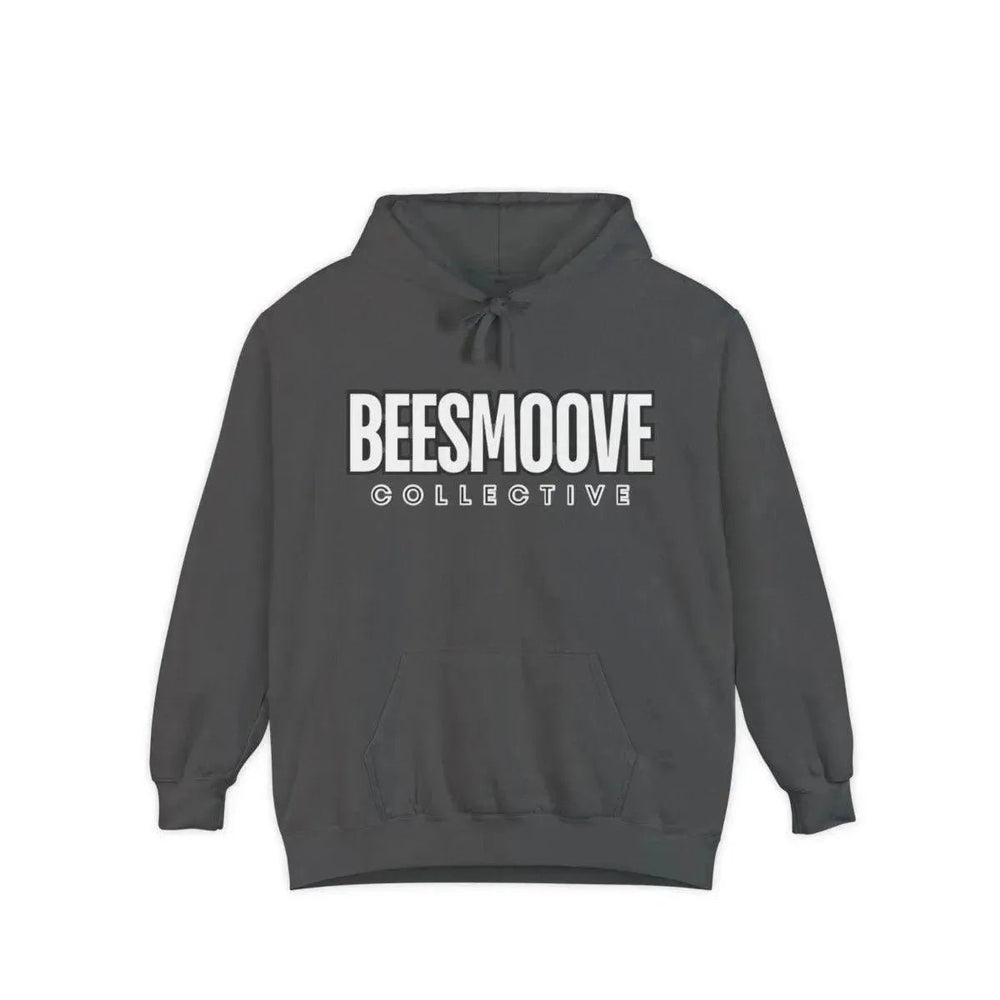 Beesmoove collective white black rare Unisex Garment - Dyed Hoodie - Beesmoove