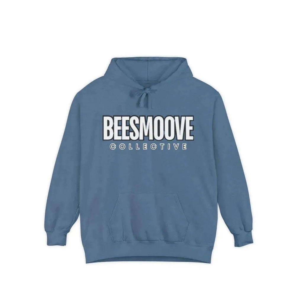 Beesmoove collective white black rare Unisex Garment - Dyed Hoodie - Beesmoove