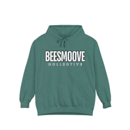 Beesmoove collective white black rare Unisex Garment - Dyed Hoodie - Beesmoove