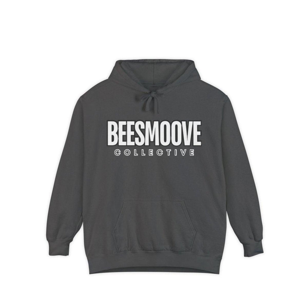 Beesmoove collective white black rare Unisex Garment-Dyed Hoodie - Beesmoove 