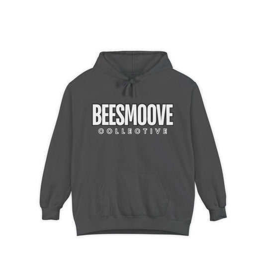 Beesmoove collective white black rare Unisex Garment - Dyed Hoodie - Beesmoove