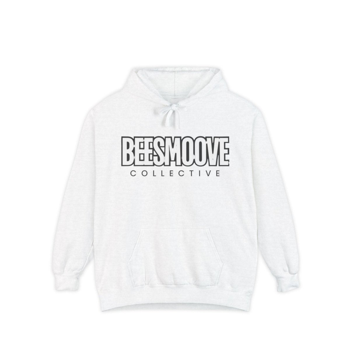 Beesmoove collective white black rare Unisex Garment - Dyed Hoodie - Beesmoove