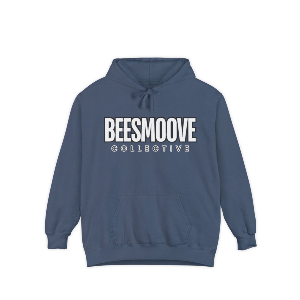 Beesmoove collective white black rare Unisex Garment - Dyed Hoodie - Beesmoove