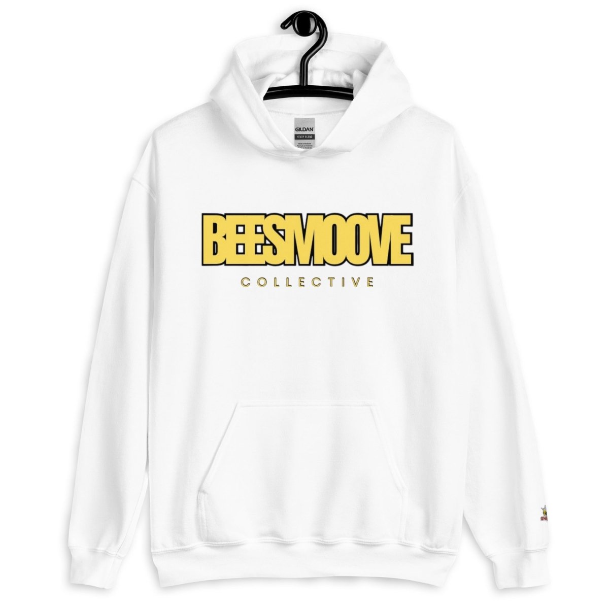 Beesmoove collective yellow black Unisex Hoodie - Beesmoove