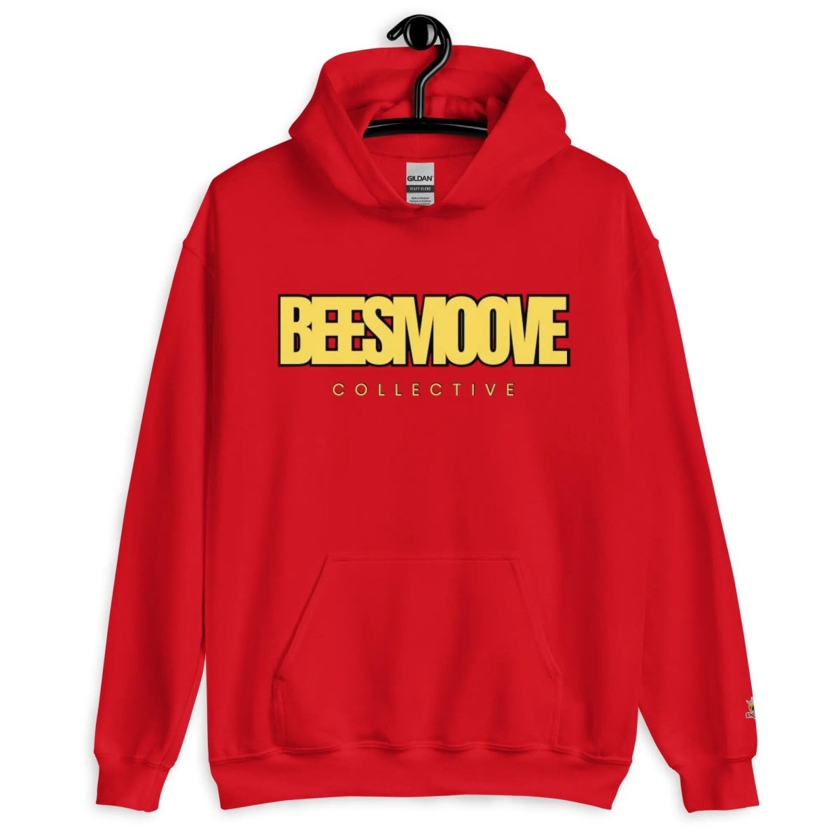 Beesmoove collective yellow black Unisex Hoodie - Beesmoove