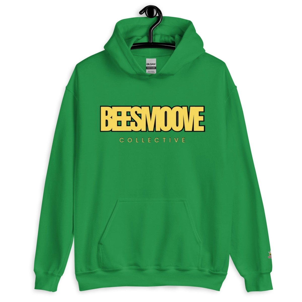 Beesmoove collective yellow black Unisex Hoodie - Beesmoove