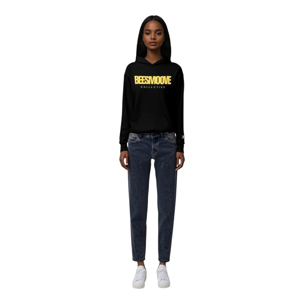 Beesmoove collective yellow black Unisex Hoodie - Beesmoove