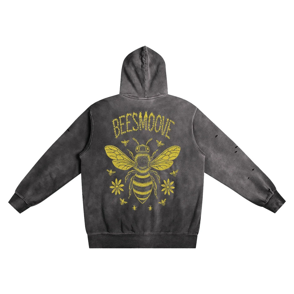 BEESMOOVE Colony Edition Vintage Wash Hoodie - Beesmoove