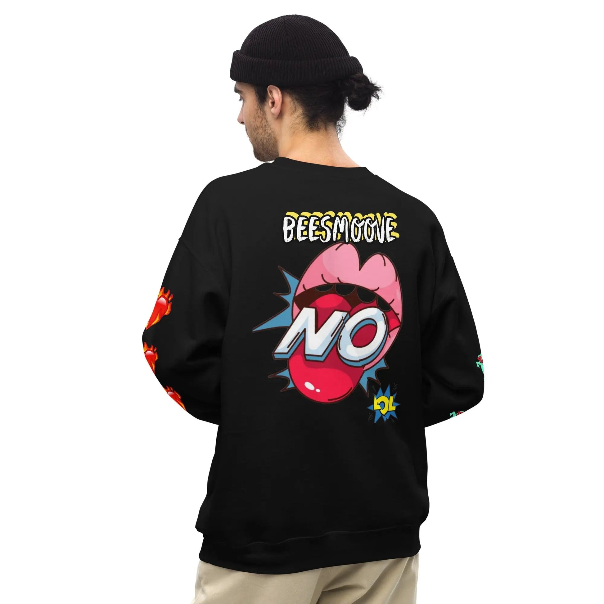 Beesmoove crash!like yes!smash no Unisex Sweatshirt - Beesmoove