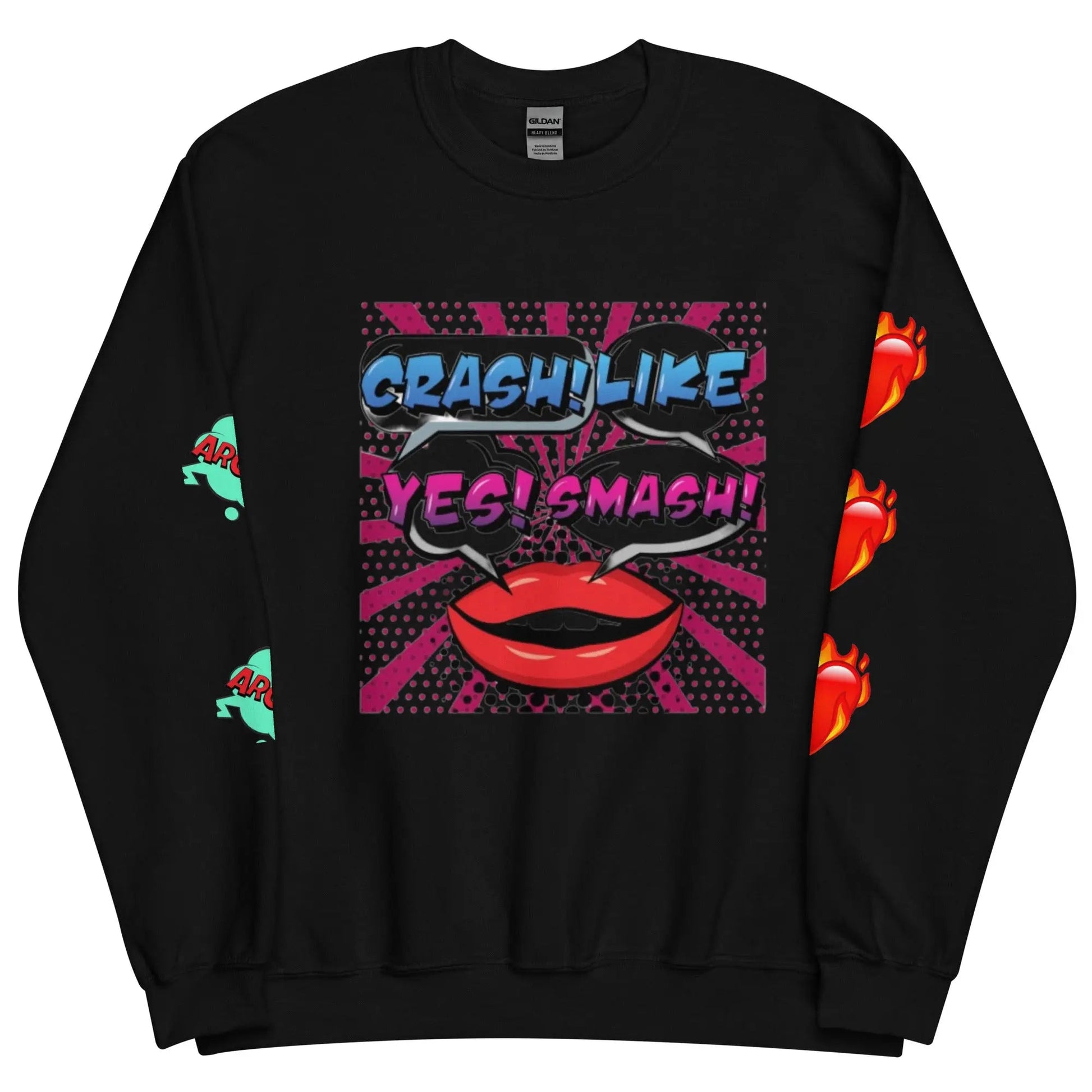 Beesmoove crash!like yes!smash no Unisex Sweatshirt - Beesmoove