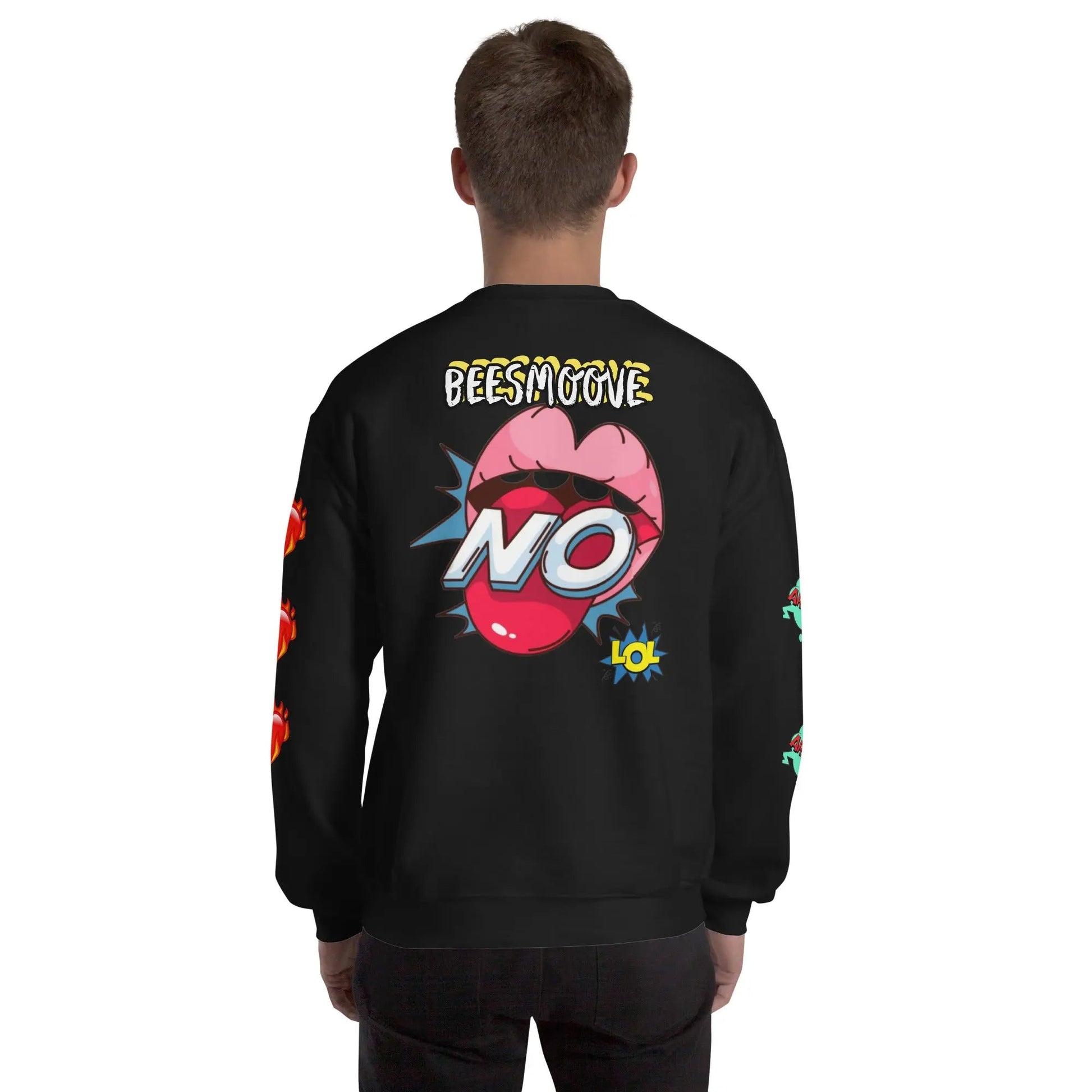 Beesmoove crash!like yes!smash no Unisex Sweatshirt - Beesmoove