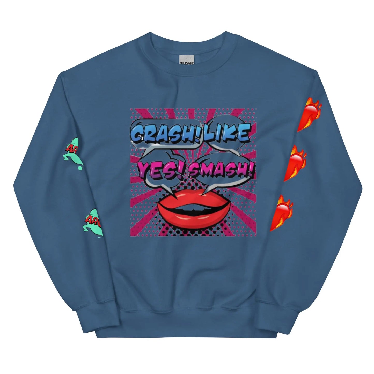 Beesmoove crash!like yes!smash no Unisex Sweatshirt - Beesmoove