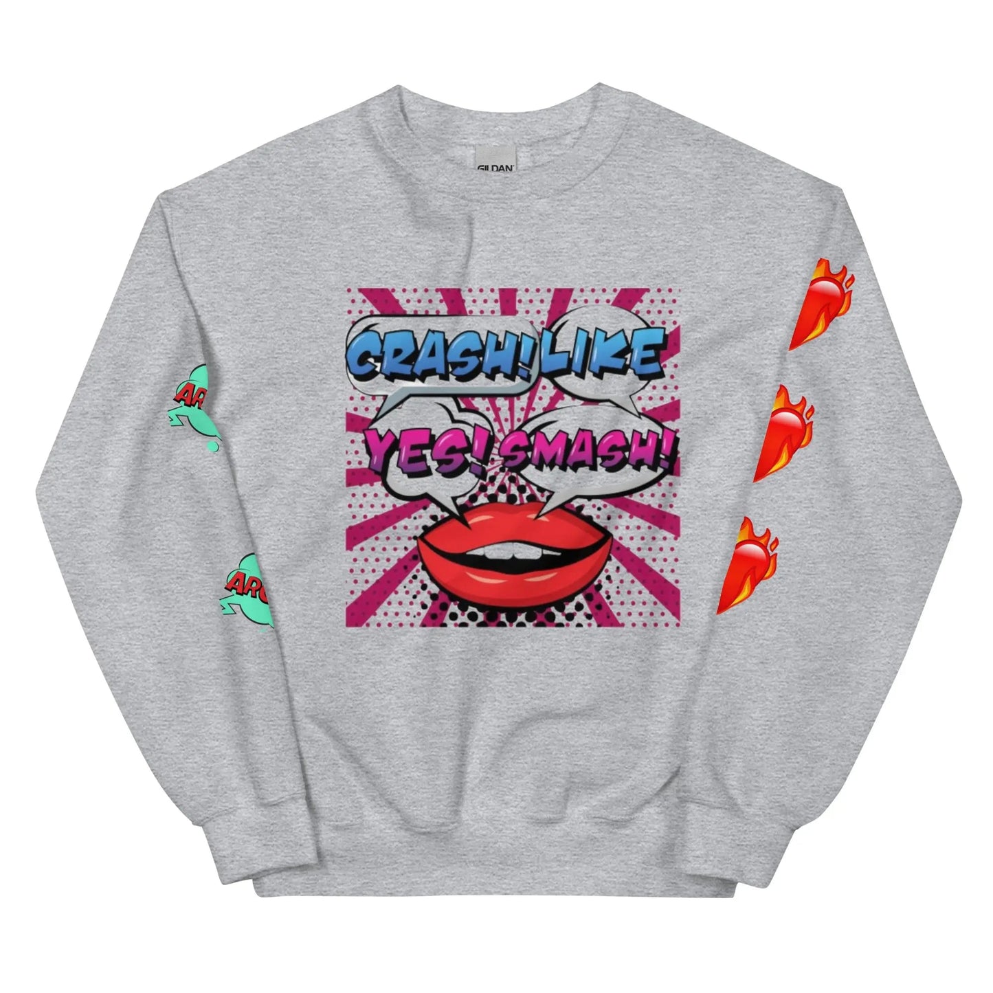 Beesmoove crash!like yes!smash no Unisex Sweatshirt - Beesmoove