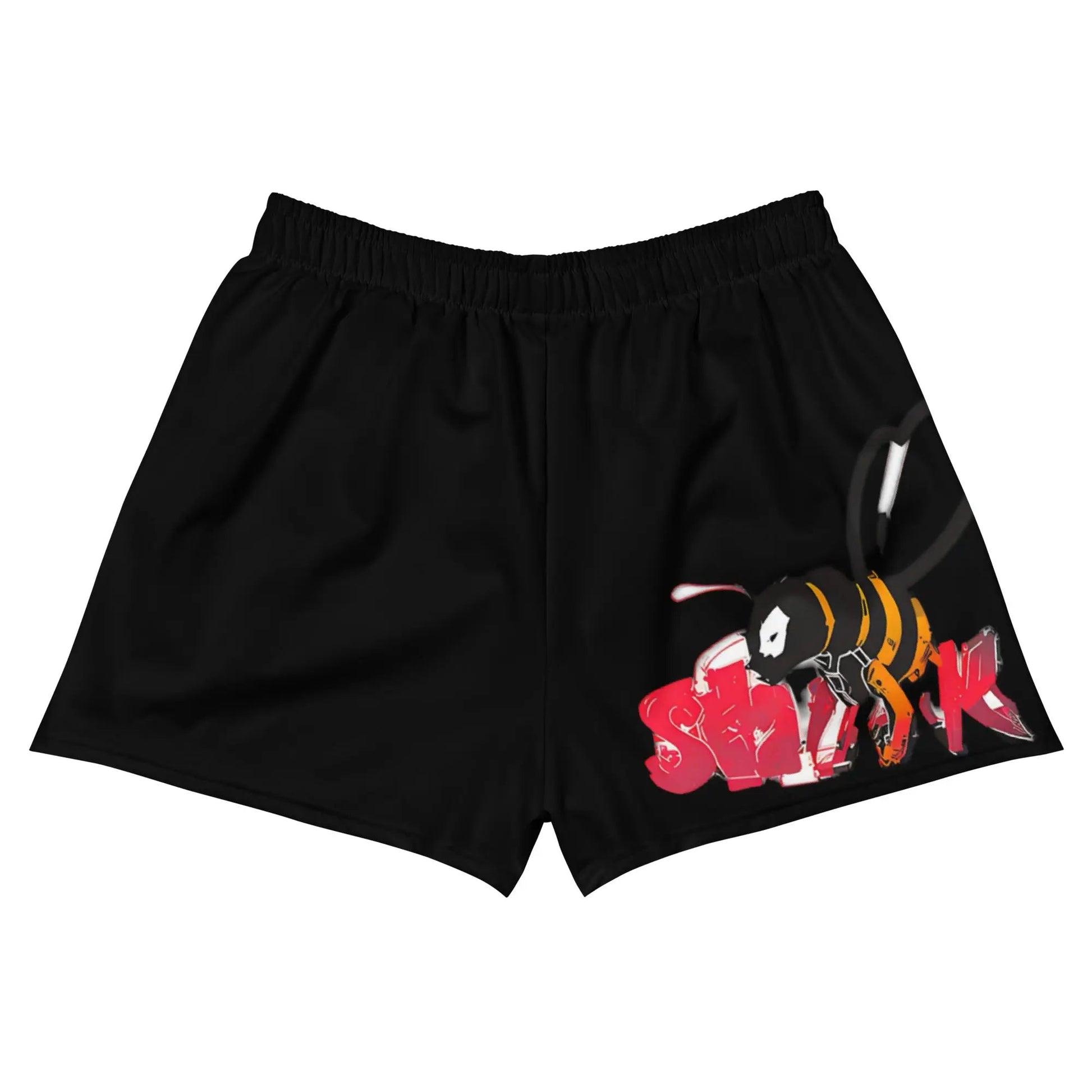 Beesmoove CRASH!LIKE YES!SMASH NO Women’s Recycled Athletic Shorts - Beesmoove