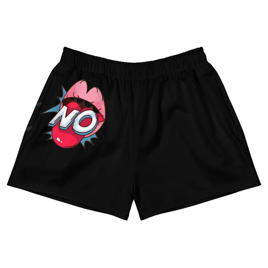 Beesmoove CRASH!LIKE YES!SMASH NO Women’s Recycled Athletic Shorts - Beesmoove