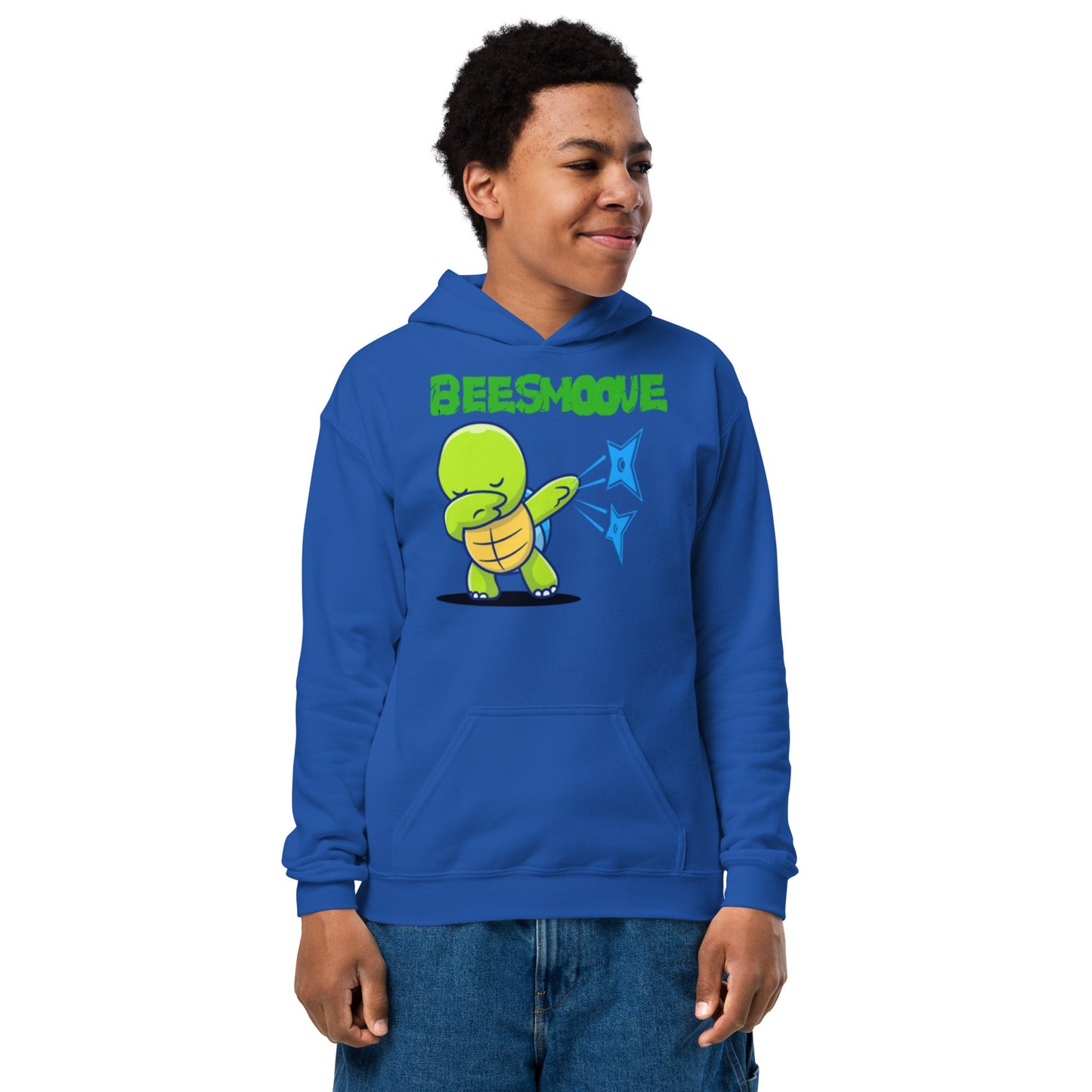 Beesmoove dab turtle ninja Youth heavy blend hoodie - Beesmoove